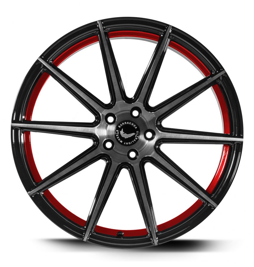 Barracuda<br>Project 2.0 - Higloss Black Brushed Trimline Red (21x9)